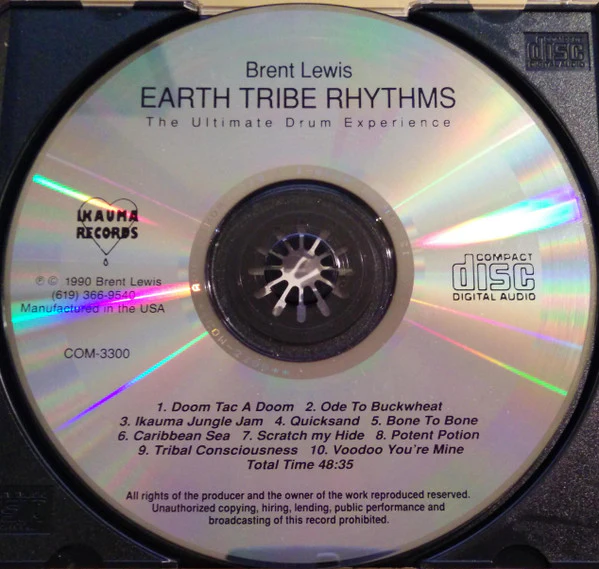 Brent Lewis - Earth Tribe Rhythms (CD, Album) (Near Mint (NM or M-)) - Image 3