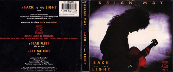 Brian May - Back To The Light Plus Star Fleet Part 1 (CD, Single, CD1) (Near Mint (NM or M-)) - Image 4