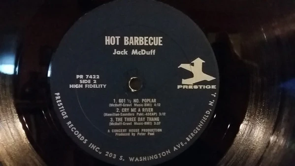 Brother Jack McDuff - Hot Barbeque (LP, Album, Mono) (Mint (M)) - Image 3