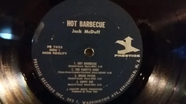 Brother Jack McDuff - Hot Barbeque (LP, Album, Mono) (Mint (M)) - Image 4
