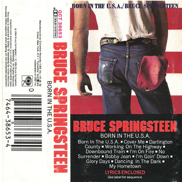 Bruce Springsteen - Born In The U.S.A. (Cass, Album) (Very Good Plus (VG+))