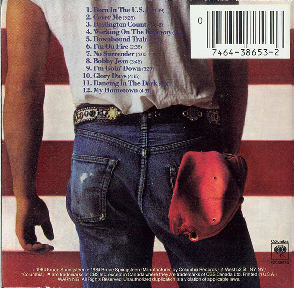 Bruce Springsteen - Born In The U.S.A. (CD, Album) (Very Good Plus (VG+)) - Image 4