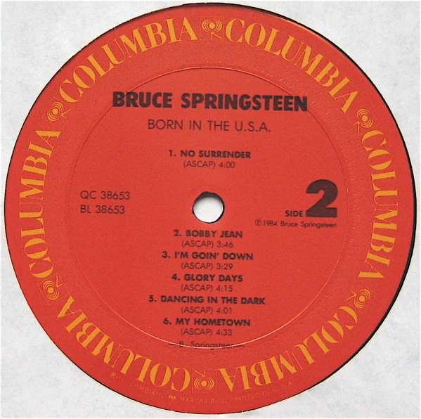 Bruce Springsteen - Born In The U.S.A. (LP, Album, Car) (Very Good Plus (VG+)) - Image 4