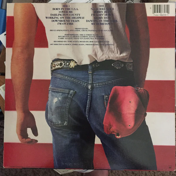 Bruce Springsteen - Born In The U.S.A. (LP, Album, Car) (Very Good Plus (VG+)) - Image 2