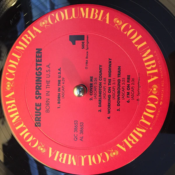 Bruce Springsteen - Born In The U.S.A. (LP, Album, Car) (Very Good Plus (VG+)) - Image 3