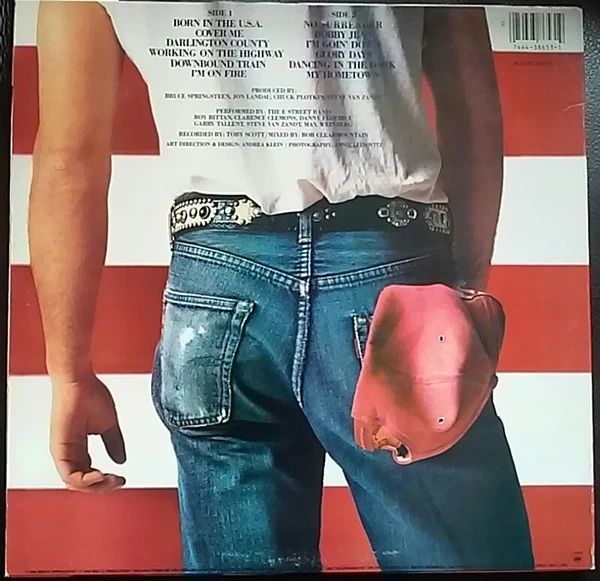 Bruce Springsteen - Born In The U.S.A. (LP, Album, Pit) (Near Mint (NM or M-)) - Image 2