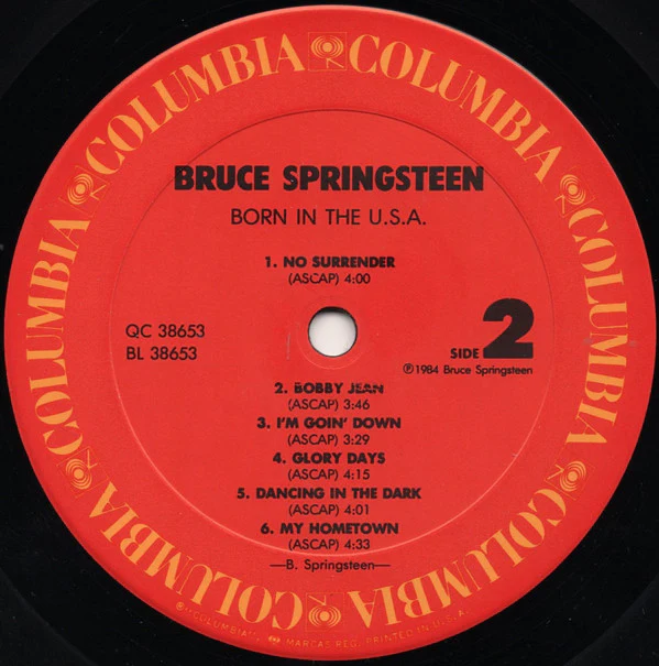 Bruce Springsteen - Born In The U.S.A. (LP, Album, Pit) (Near Mint (NM or M-)) - Image 4