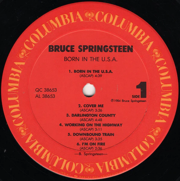 Bruce Springsteen - Born In The U.S.A. (LP, Album, Pit) (Very Good Plus (VG+)) - Image 3