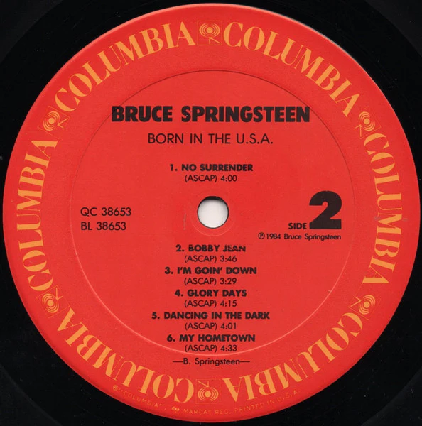Bruce Springsteen - Born In The U.S.A. (LP, Album, Pit) (Very Good Plus (VG+)) - Image 4