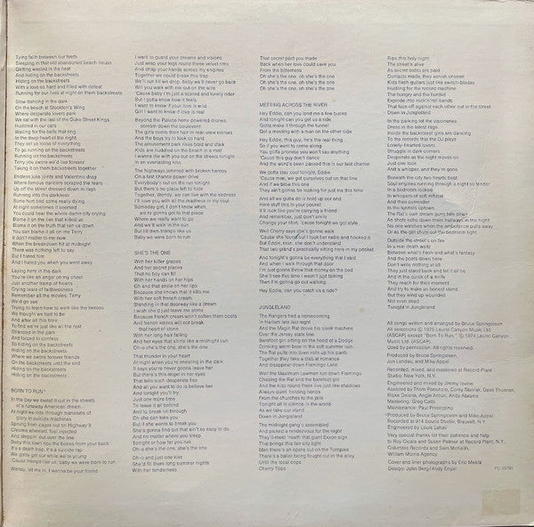 Bruce Springsteen - Born To Run (LP, Album, Ter) (Very Good Plus (VG+)) - Image 3