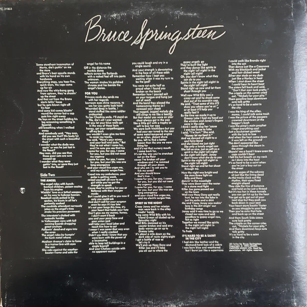 Bruce Springsteen - Greetings From Asbury Park, N.J. (LP, Album, RE, Pit) (Very Good Plus (VG+)) - Image 3