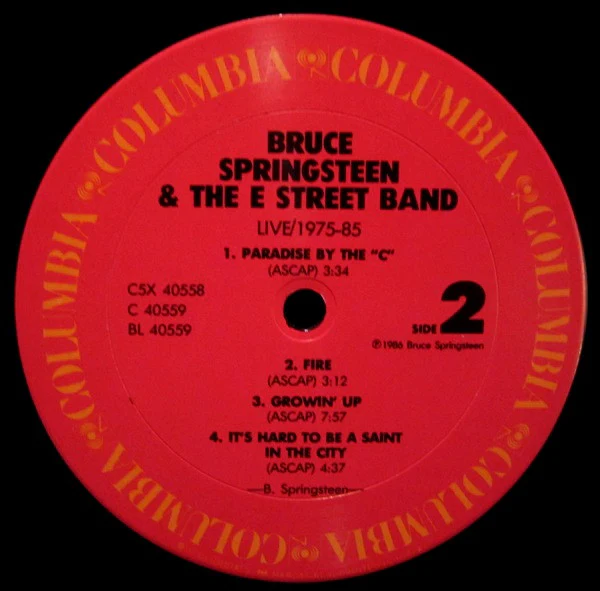 Bruce Springsteen & The E-Street Band - Live / 1975-85 (5xLP, Album, Eur + Box) (Mint (M)) - Image 4