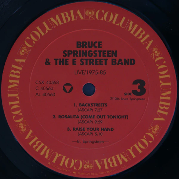 Bruce Springsteen & The E-Street Band - Live / 1975-85 (5xLP, Pit + Box, Album) (Very Good Plus (VG+)) - Image 5