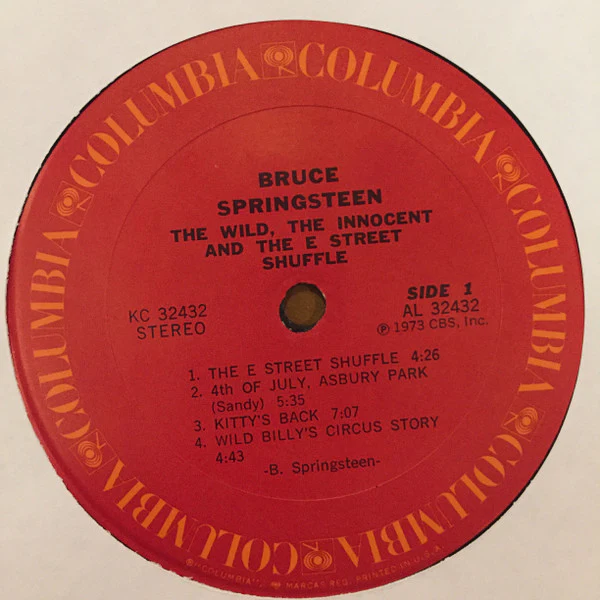 Bruce Springsteen - The Wild, The Innocent & The E Street Shuffle (LP, Album) (Very Good (VG)) - Image 3
