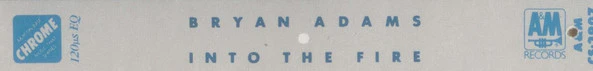 Bryan Adams - Into The Fire (Cass, Album, CrO) (Near Mint (NM or M-)) - Image 3