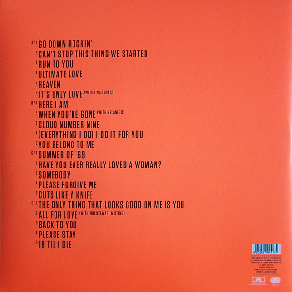 Bryan Adams - Ultimate (2xLP, Comp, 180) (Mint (M)) NEW & SEALED - Image 4