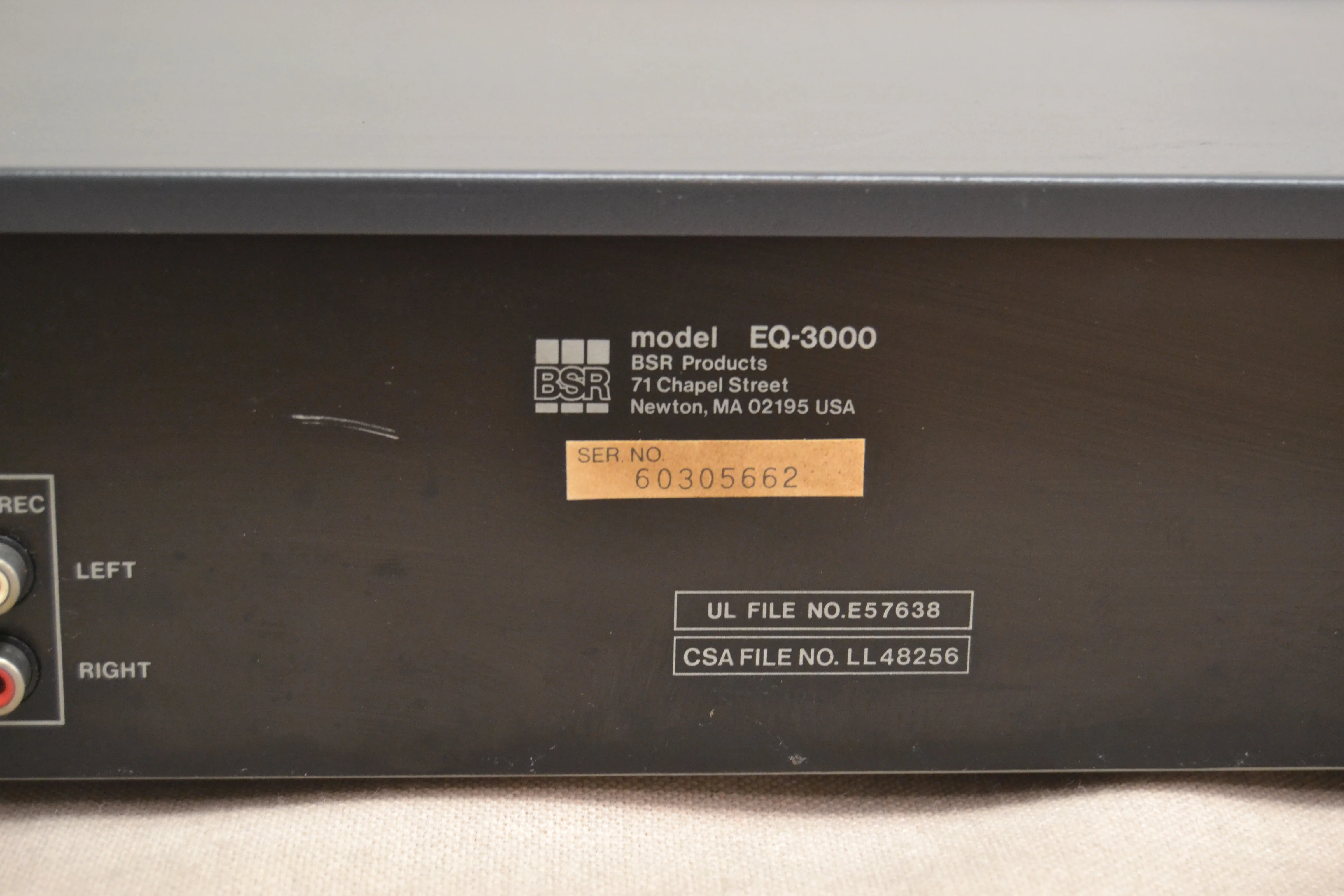 BSR EQ-3000 Graphic Equalizer with real time Spectrum Analyzer - Image 12