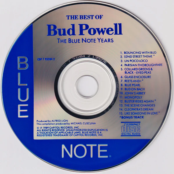 Bud Powell - The Best Of Bud Powell (CD, Comp) (Near Mint (NM or M-)) - Image 3