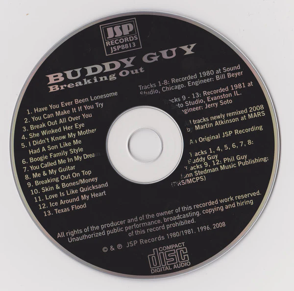 Buddy Guy - Breaking Out (CD, Album, Dig) (Mint (M)) - Image 4