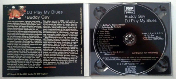Buddy Guy - DJ Play My Blues (CD) (Near Mint (NM or M-)) - Image 2