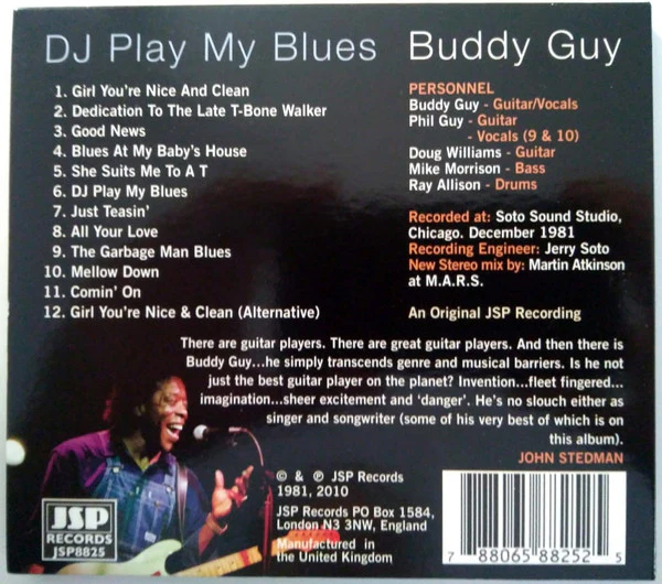 Buddy Guy - DJ Play My Blues (CD) (Near Mint (NM or M-)) - Image 3