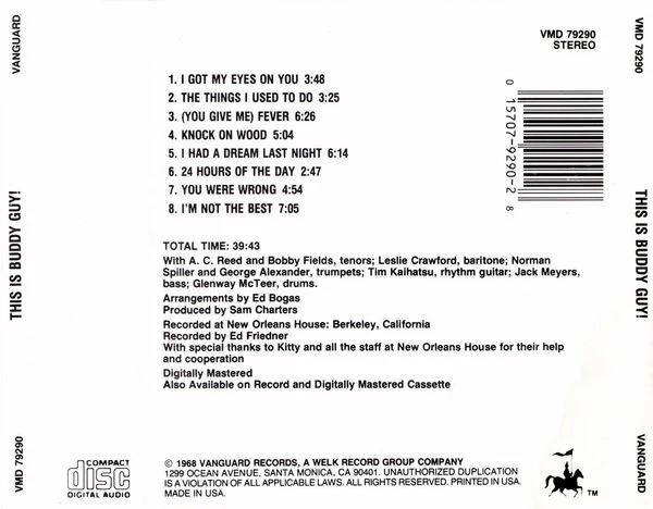 Buddy Guy - This Is Buddy Guy! (CD, Album, RE) (Near Mint (NM or M-)) - Image 2