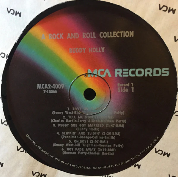 Buddy Holly - A Rock & Roll Collection (2xLP, Comp, RE, Glo) (Near Mint (NM or M-)) - Image 5