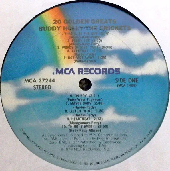 Buddy Holly / The Crickets - 20 Golden Greats (LP, Comp, RE, Car) (Mint (M)) NEW & SEALED - Image 4