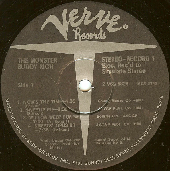 Buddy Rich - The Monster (2xLP, Comp, Gat) (Very Good (VG)) - Image 5