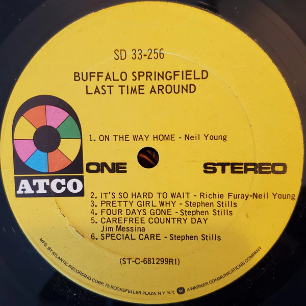 Buffalo Springfield - Last Time Around (LP, Album, RP, RI) (Very Good Plus (VG+)) - Image 3