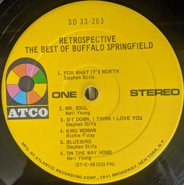 Buffalo Springfield - Retrospective - The Best Of Buffalo Springfield (LP, Comp, PR ) (Very Good (VG)) - Image 3