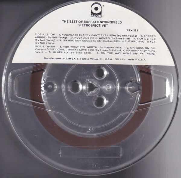 Buffalo Springfield - Retrospective - The Best Of Buffalo Springfield (Reel, 4tr Stereo, 7" Reel, Comp) (Very Good (VG)) - Image 4