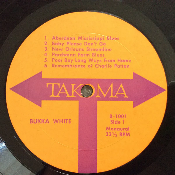 Bukka White - Mississippi Blues (LP, Album, Mono, RE, Ora) (Very Good Plus (VG+)) - Image 3