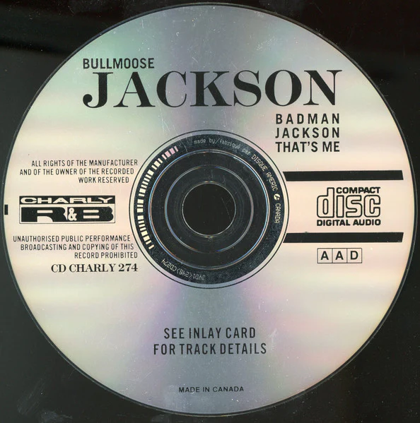 Bull Moose Jackson - Badman Jackson That's Me (CD, Comp) (Very Good Plus (VG+)) - Image 3