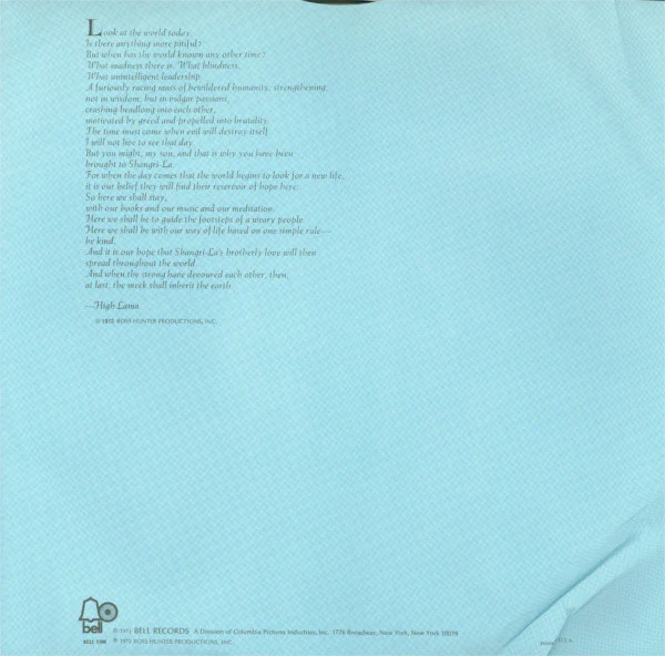 Burt Bacharach - Lost Horizon (Original Soundtrack) (LP, Album, Gat) (Very Good Plus (VG+)) - Image 5