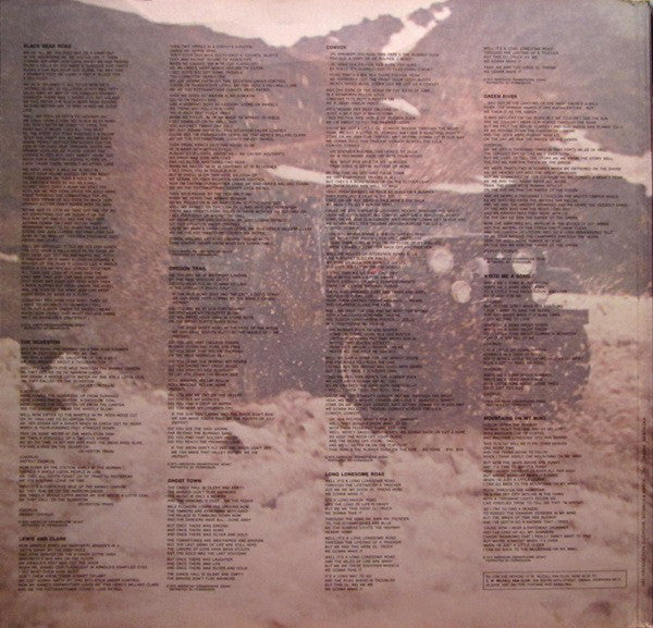 C.W. McCall - Black Bear Road (LP, Album, PRC) (Very Good Plus (VG+)) - Image 2