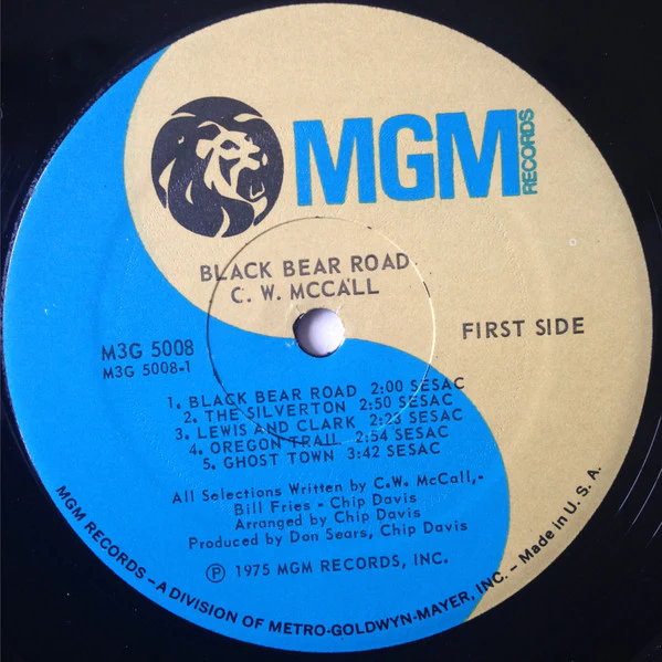 C.W. McCall - Black Bear Road (LP, Album, PRC) (Very Good Plus (VG+)) - Image 5