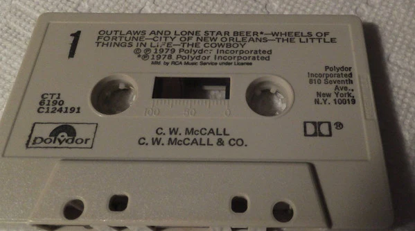 C.W. McCall - C.W. McCall & Co. (Cass, Album) (Near Mint (NM or M-)) - Image 4