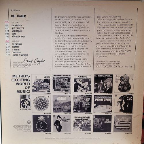Cal Tjader - Cal Tjader (LP, Album, RE) (Mint (M)) - Image 3