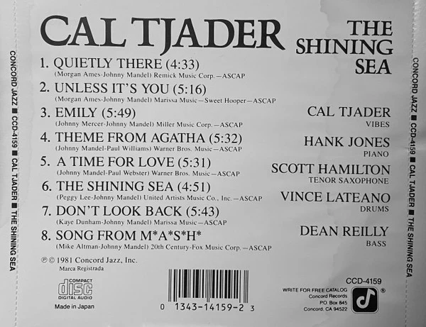 Cal Tjader - The Shining Sea (CD) (Near Mint (NM or M-)) - Image 2