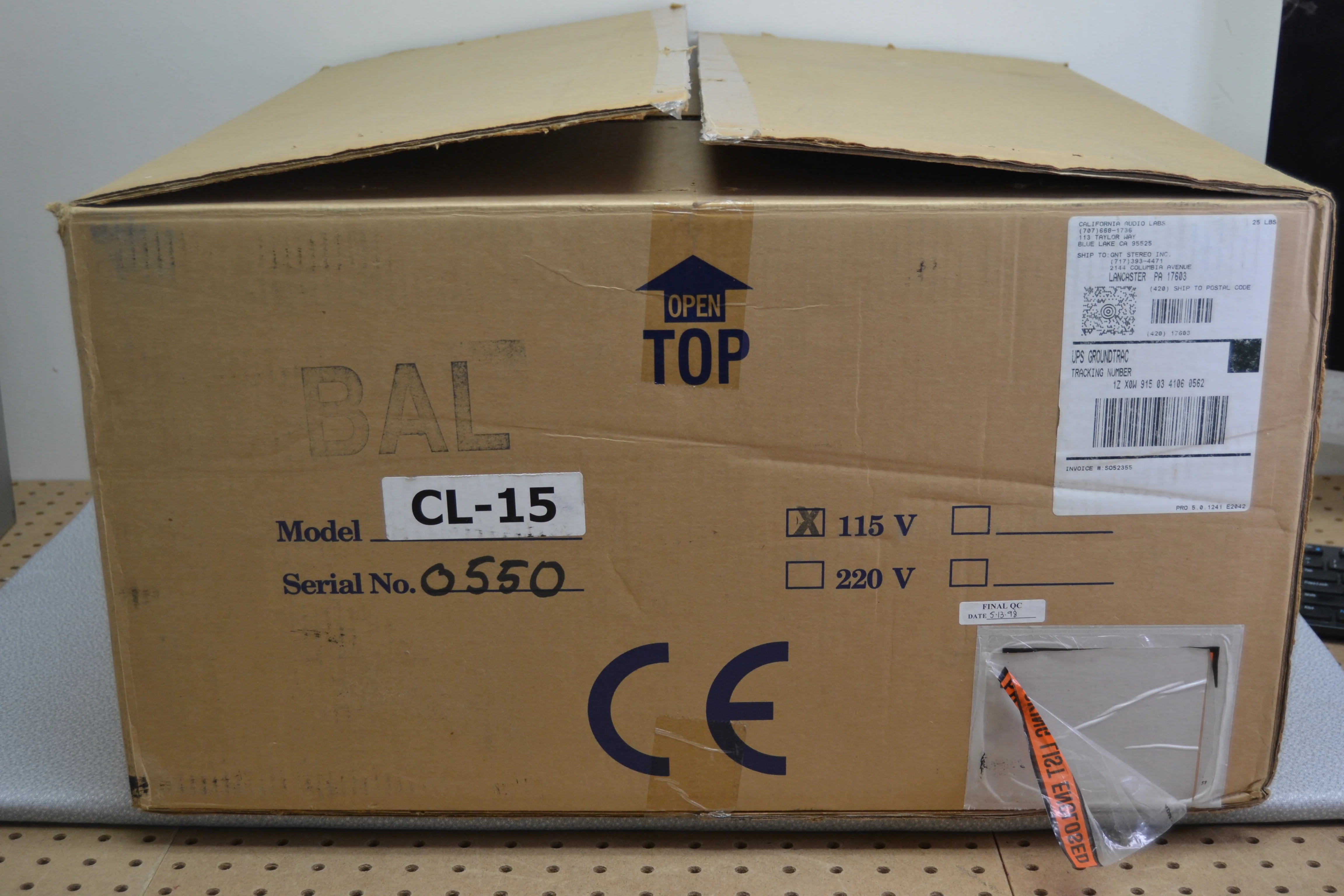 California Audio CL-15 Single CD Player * Remote * Manual * Box - Image 21