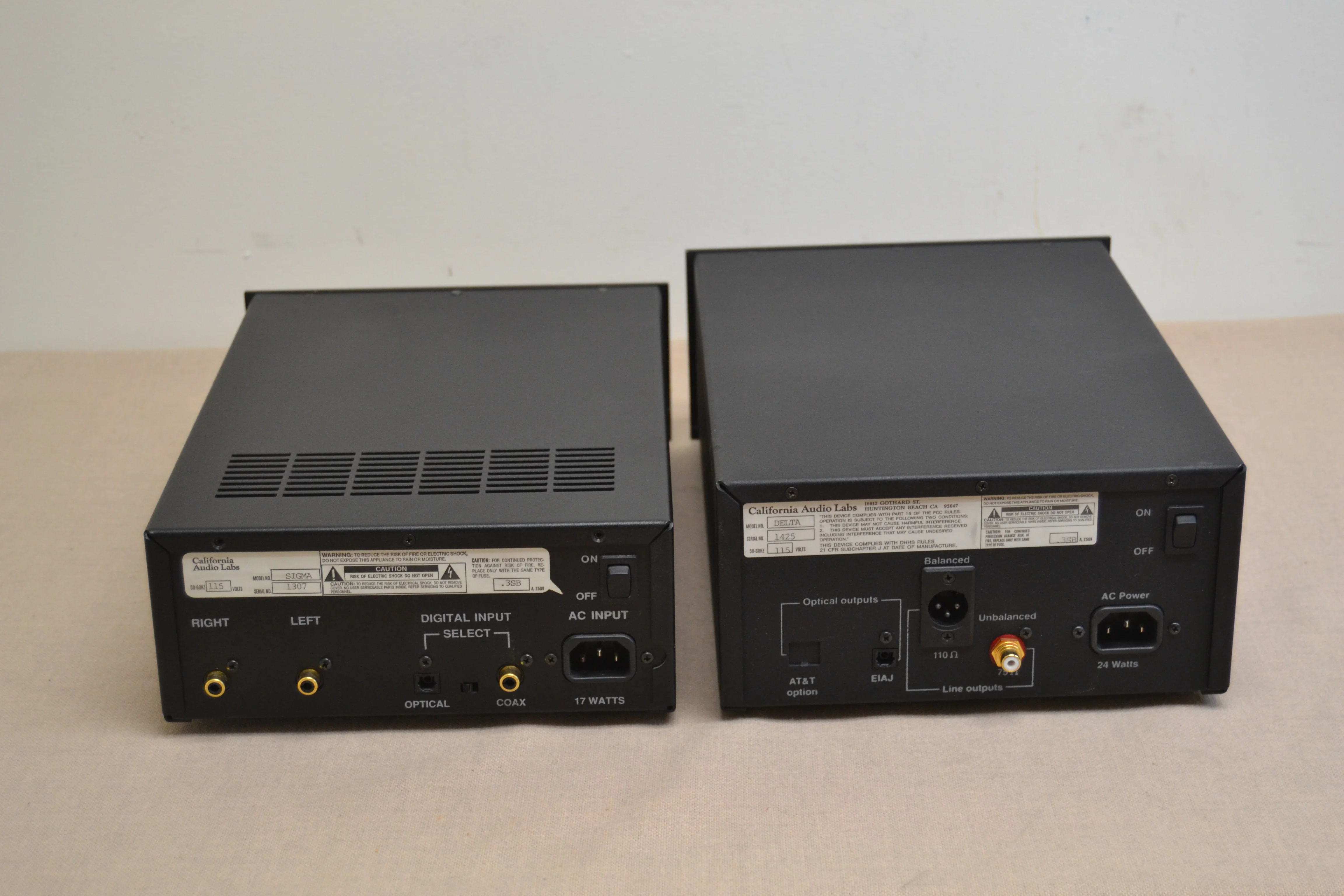 California Audio Labs - Sigma and Delta - Vacuum Tube DAc and Single HD-CD Transport - Image 11