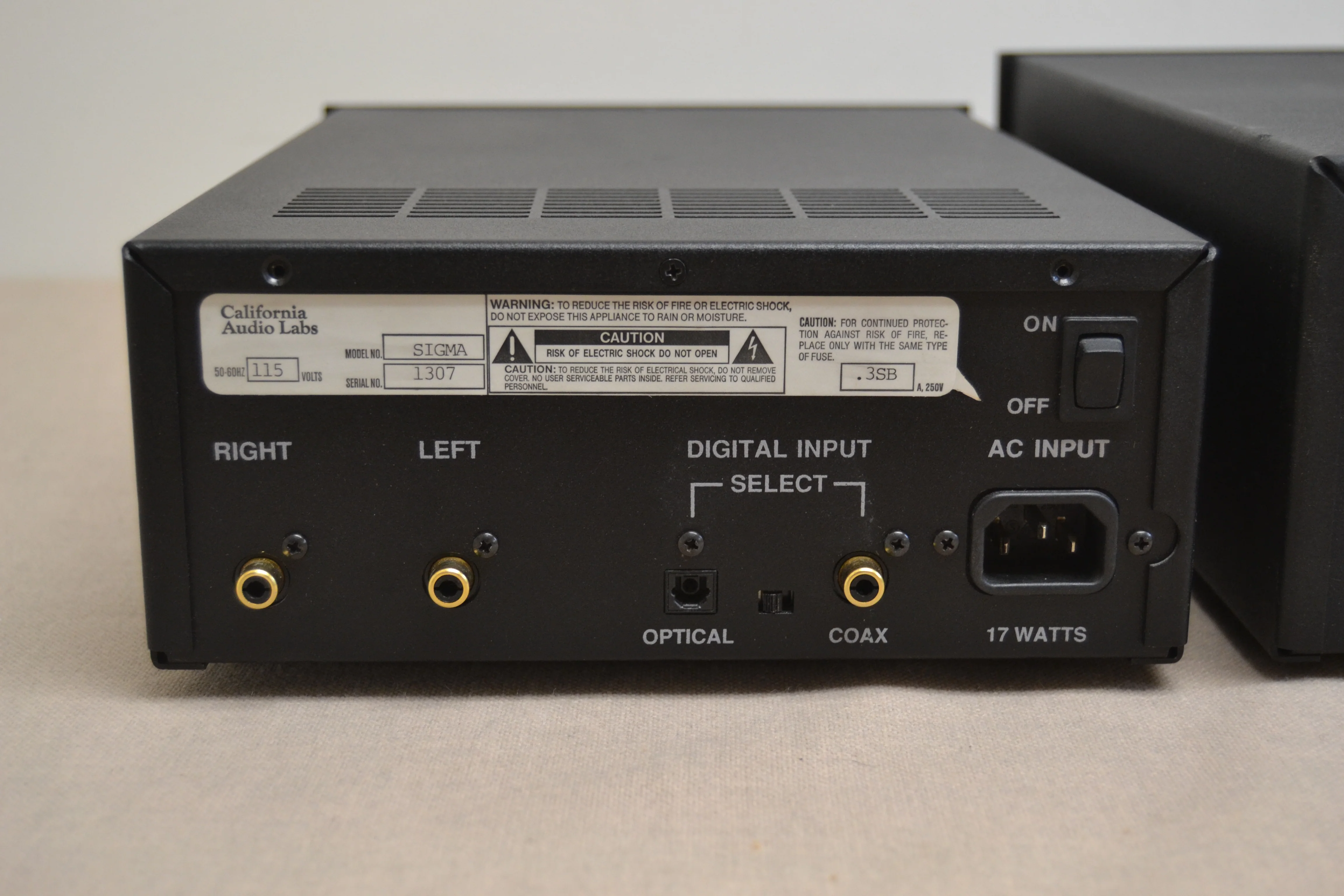 California Audio Labs - Sigma and Delta - Vacuum Tube DAc and Single HD-CD Transport - Image 12