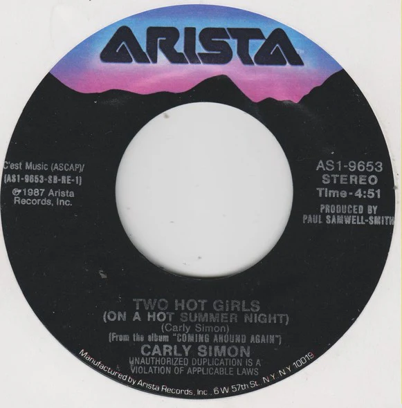 Carly Simon - All I Want Is You (7", Single, Styrene) (Near Mint (NM or M-)) - Image 4