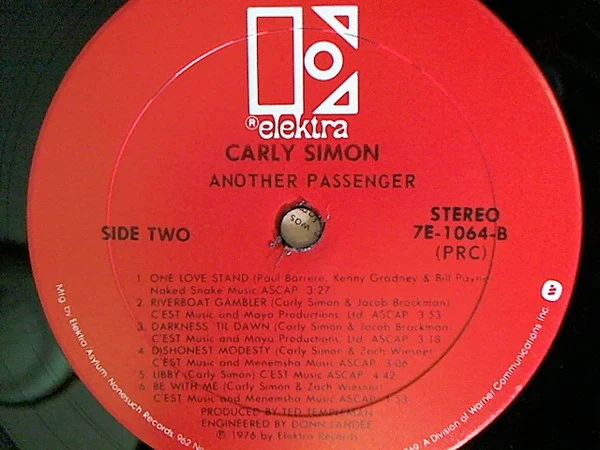Carly Simon - Another Passenger (LP, Album, RP, PRC) (Near Mint (NM or M-)) - Image 4
