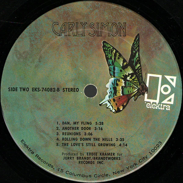 Carly Simon - Carly Simon (LP, Album, Pit) (Very Good Plus (VG+)) - Image 4
