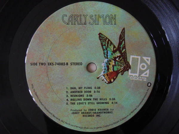 Carly Simon - Carly Simon (LP, Album, RE) (Very Good (VG)) - Image 4
