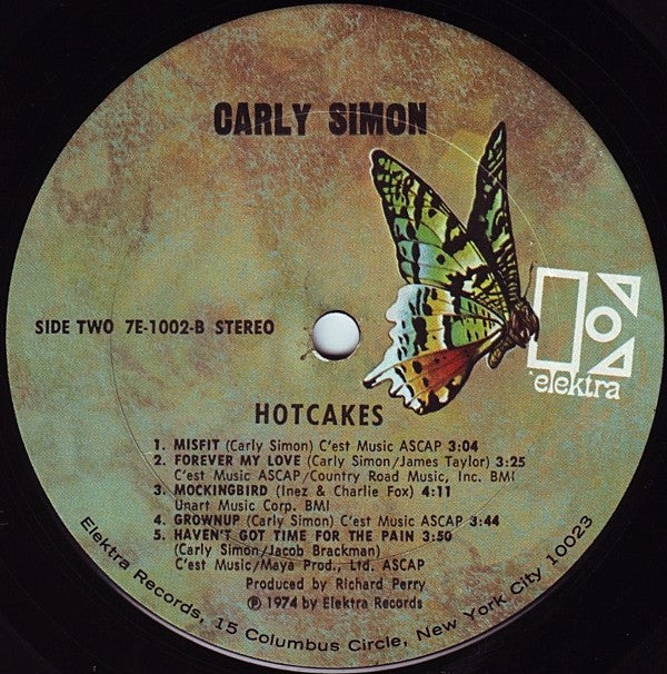 Carly Simon - Hotcakes (LP, Album, Pit) (Very Good Plus (VG+)) - Image 5