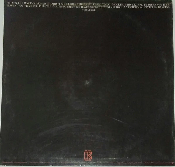Carly Simon - The Best Of Carly Simon (LP, Comp, RE, Red) (Near Mint (NM or M-)) - Image 2