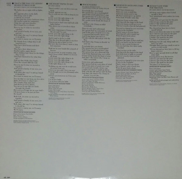 Carly Simon - The Best Of Carly Simon (LP, Comp, RE, Red) (Near Mint (NM or M-)) - Image 5
